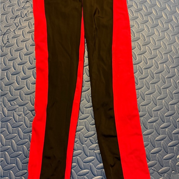 Weissman Red and Black Dance Bodysuit - Picture 2 of 6